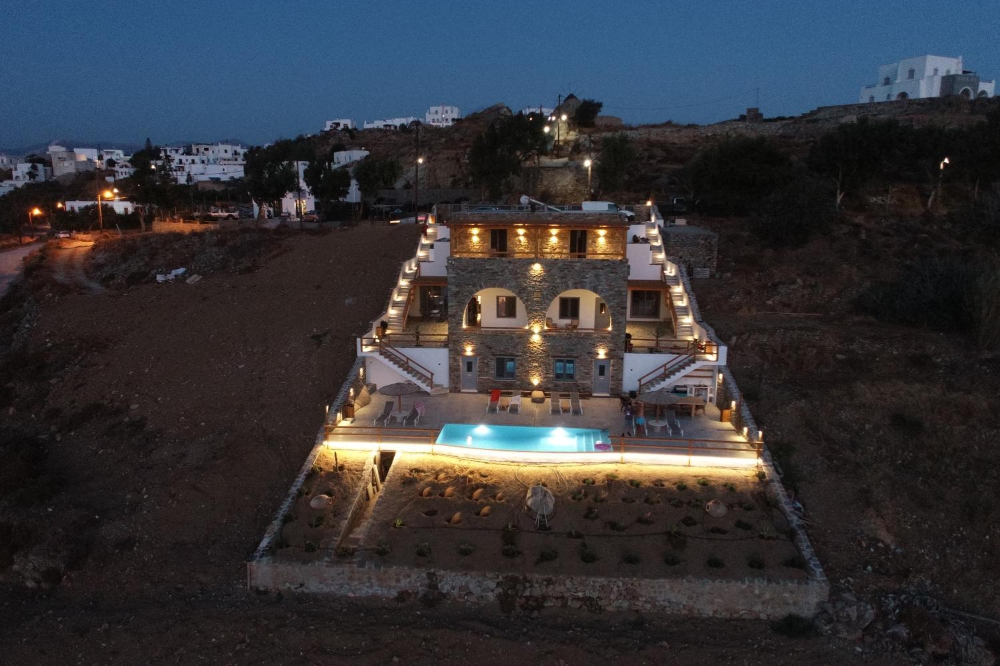 Villa Papa Glinado Naxos المظهر الخارجي الصورة