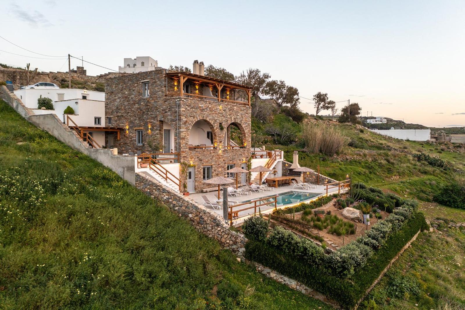 Villa Papa Glinado Naxos المظهر الخارجي الصورة