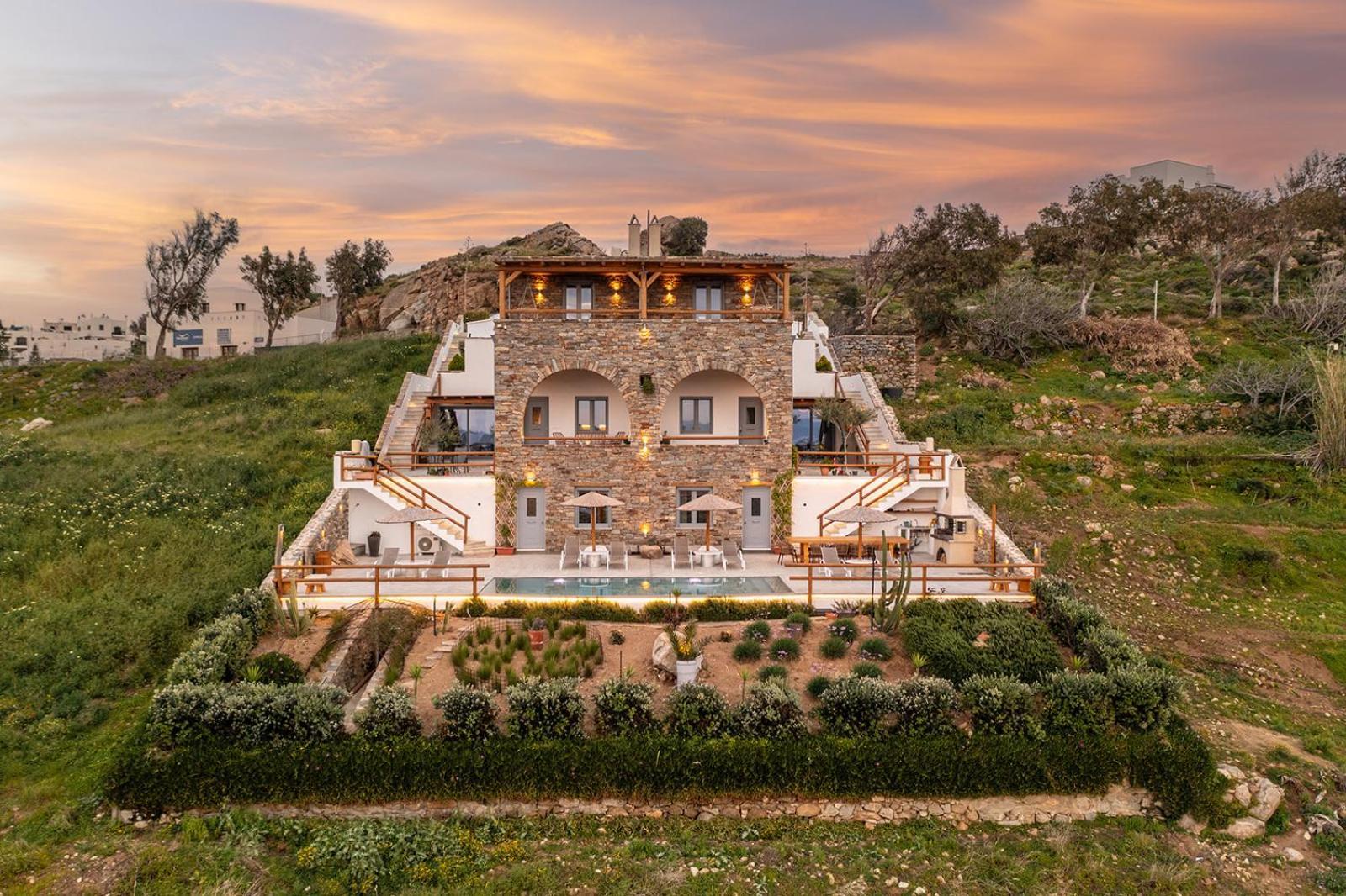 Villa Papa Glinado Naxos المظهر الخارجي الصورة