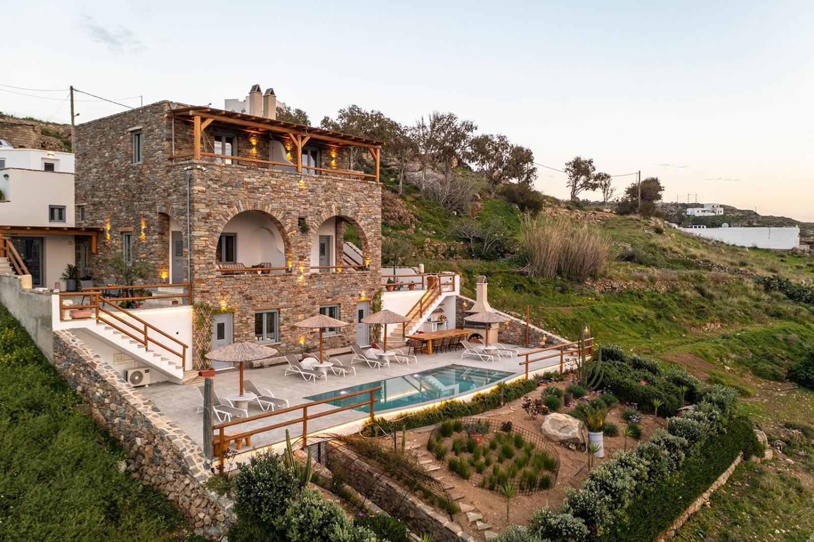 Villa Papa Glinado Naxos المظهر الخارجي الصورة